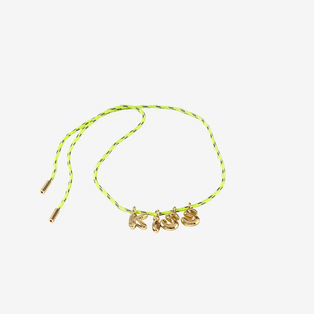 Sorbet Island Kiss Charm Cord Bracelet