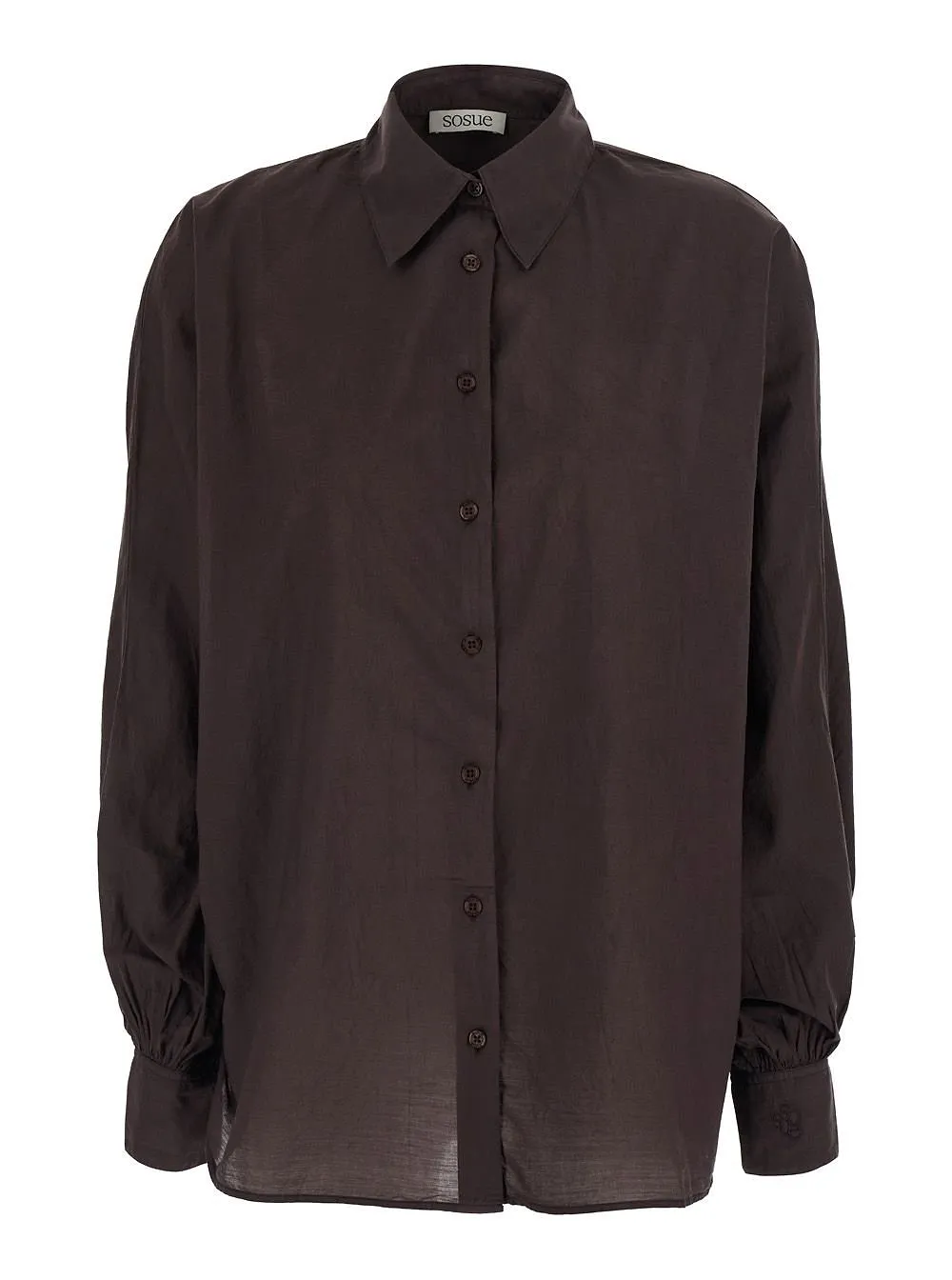 Antonia Voile Long-Sleeve Blouse