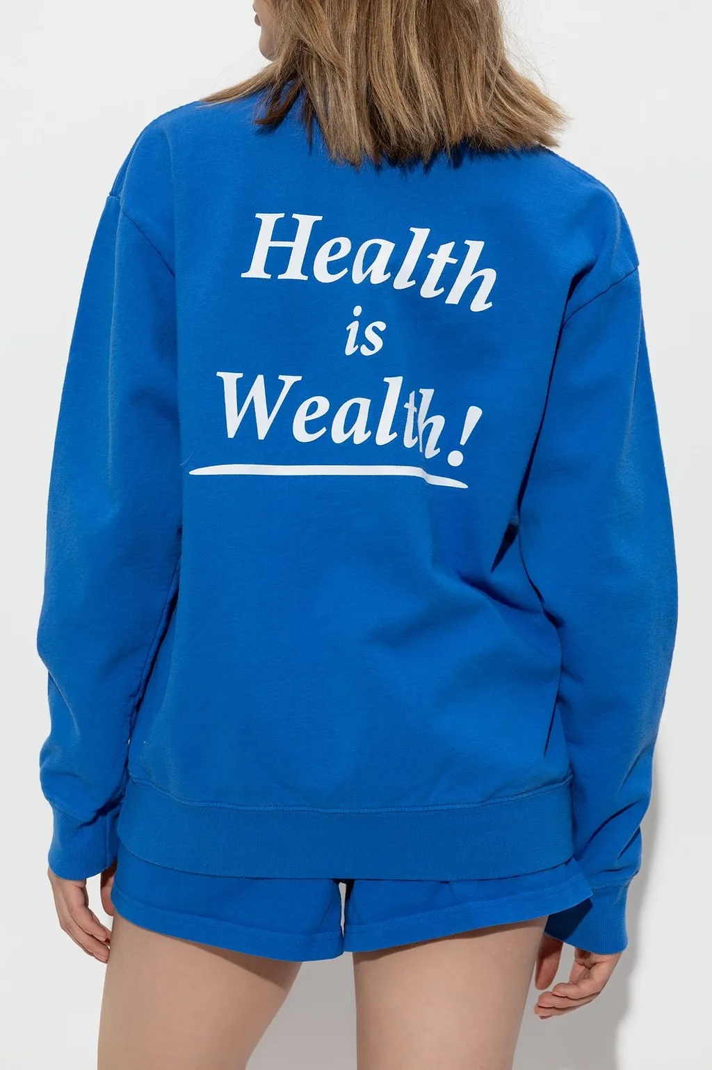 Sporty & Rich Health Is Wealth Crewneck Sweatshirt