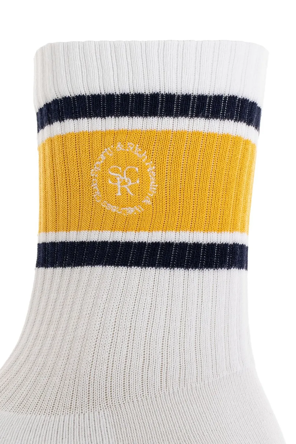 Sporty & Rich Striped Knit Socks