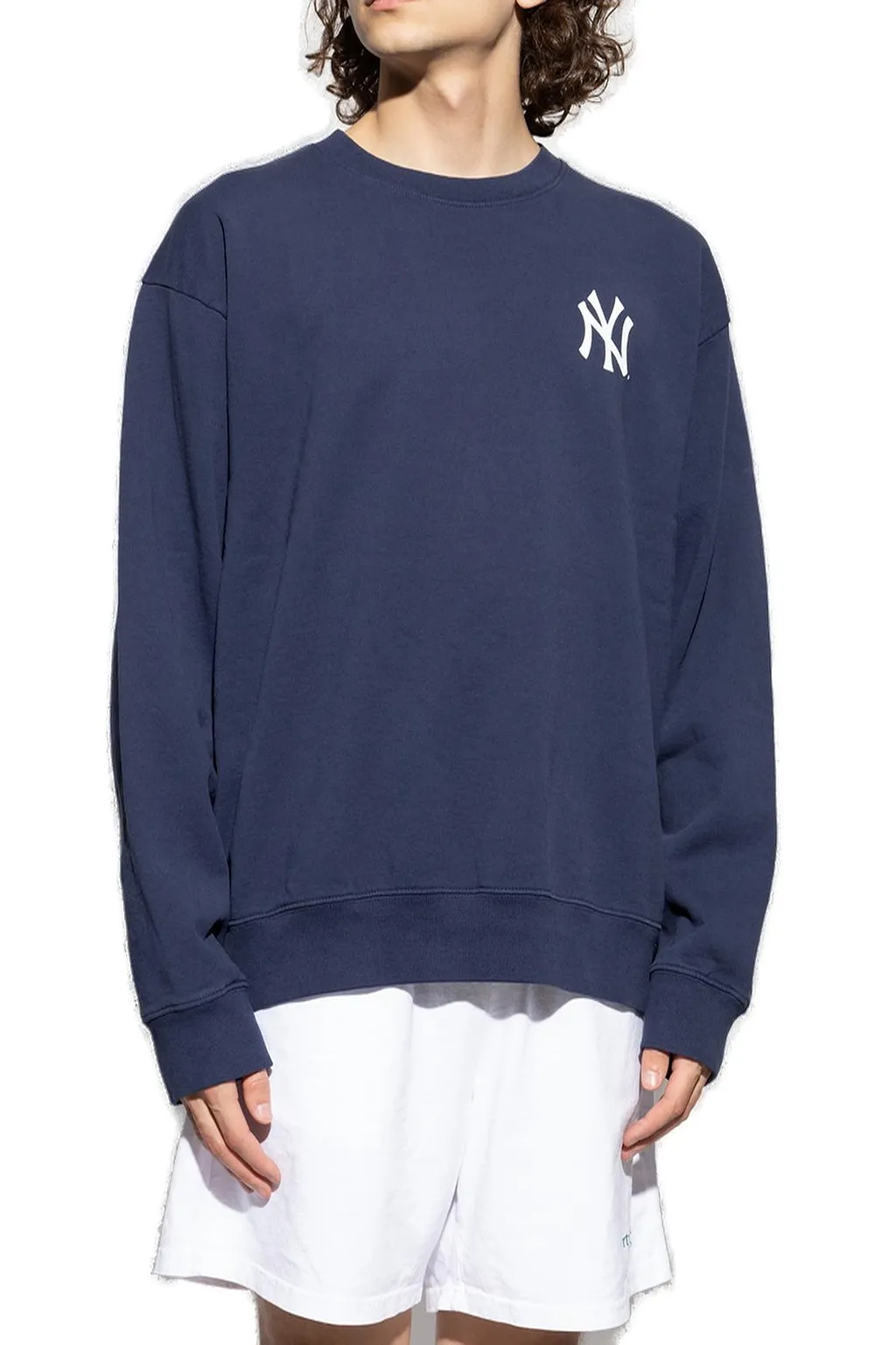 Sporty & Rich Logo Printed Crewneck Sweatshirt
