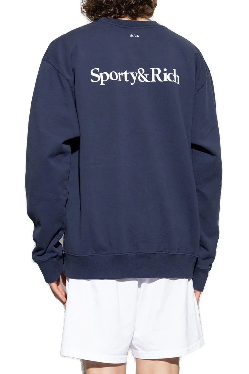 Sporty & Rich Logo Printed Crewneck Sweatshirt