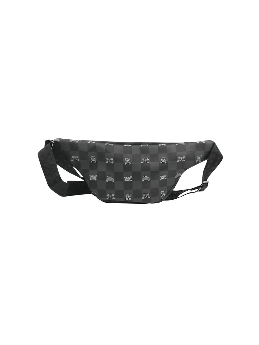 Sprayground Check Shark Belt Bag