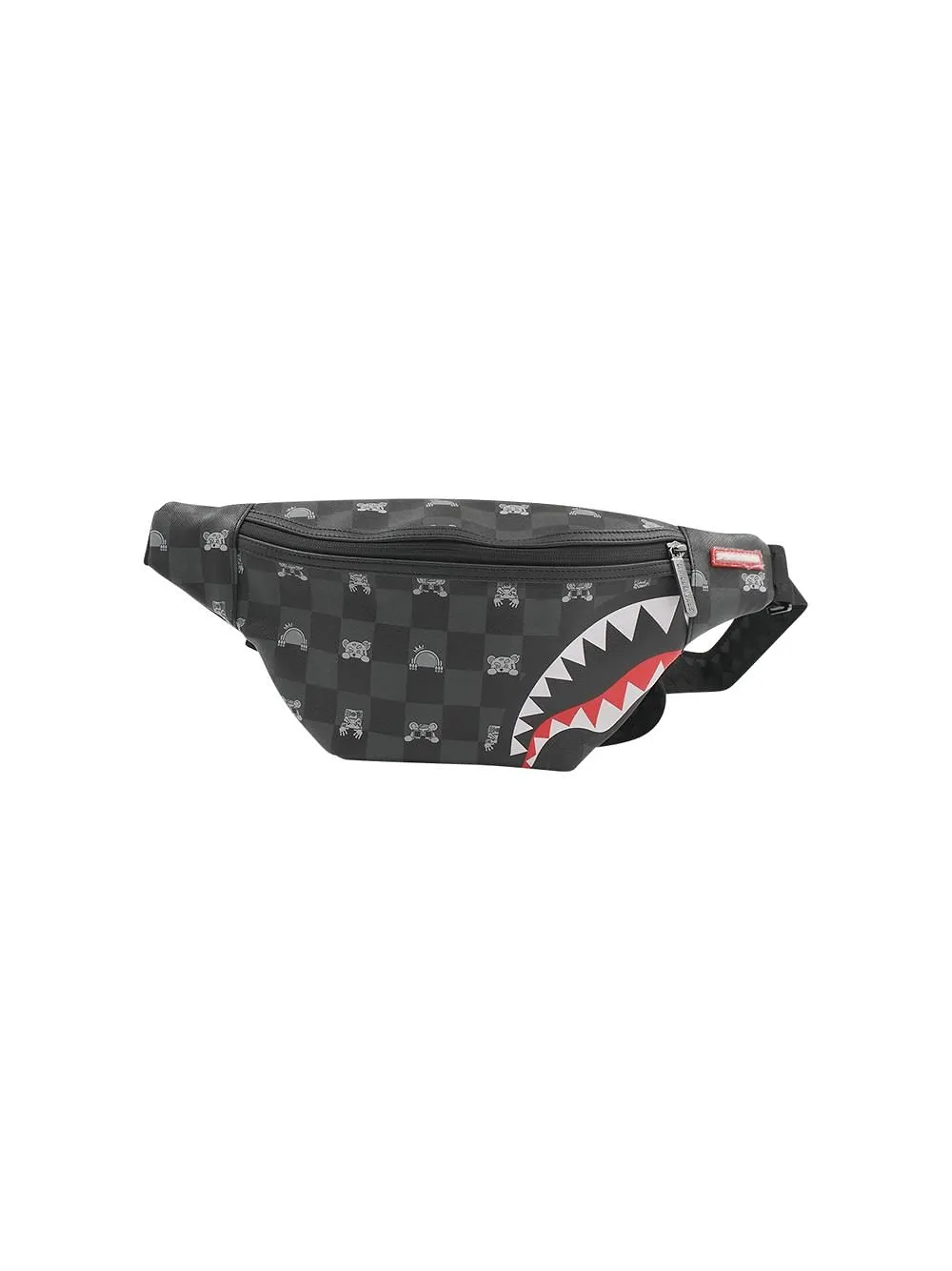 Sprayground Check Shark Belt Bag