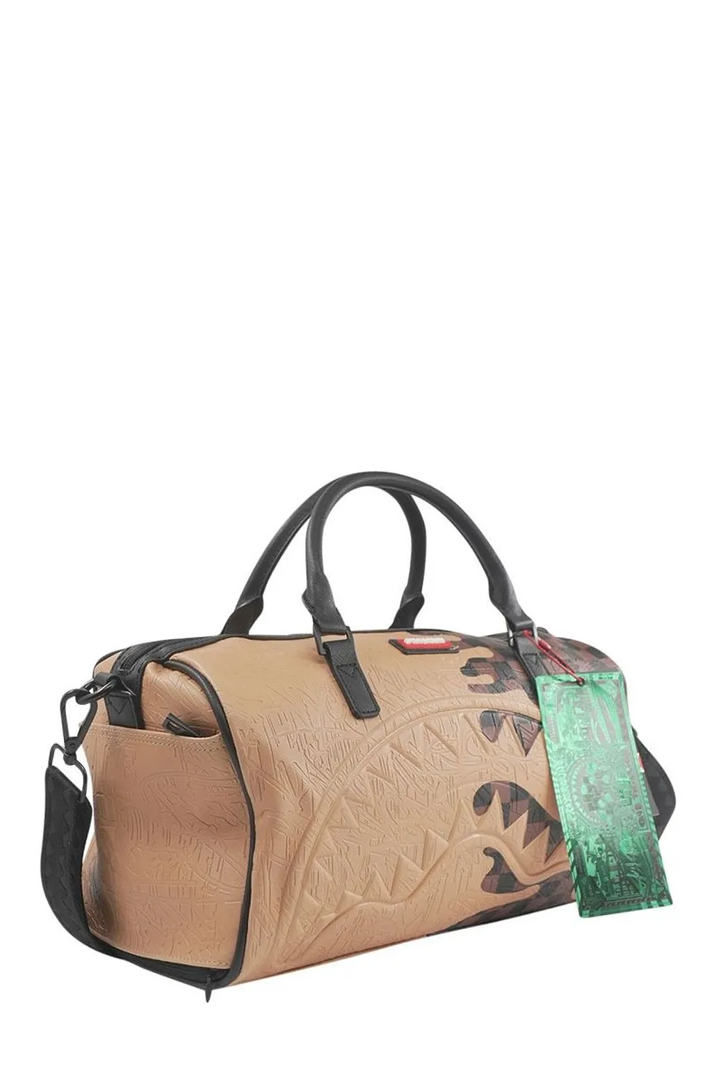 Designer Drip Effect Mini Duffle Bag