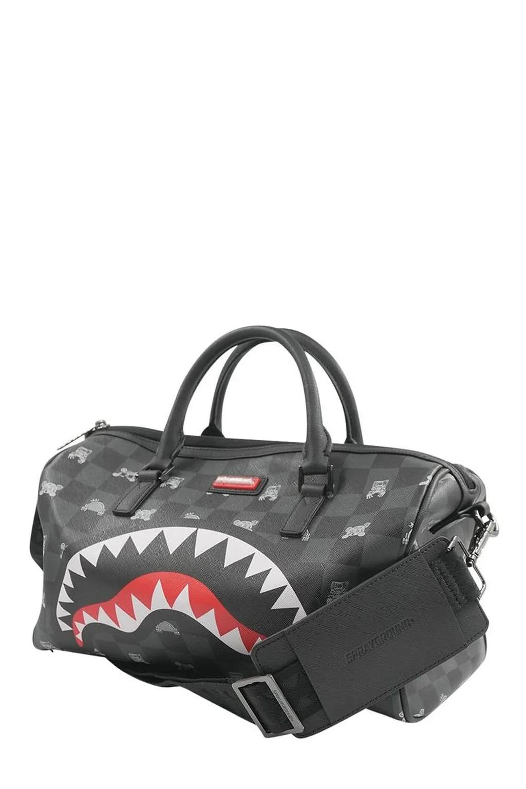 Checked Mini Duffle Bag