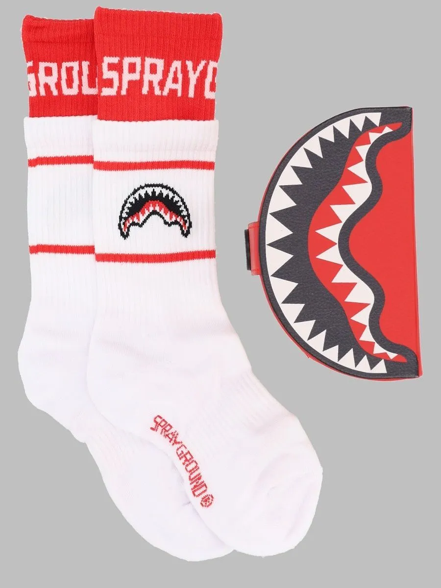 Sprayground Kids Shark Logo Socks