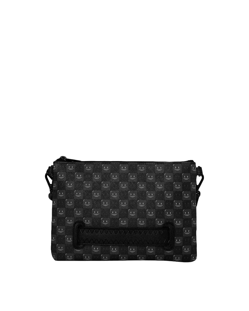 Shark Mouth Check Clutch Bag