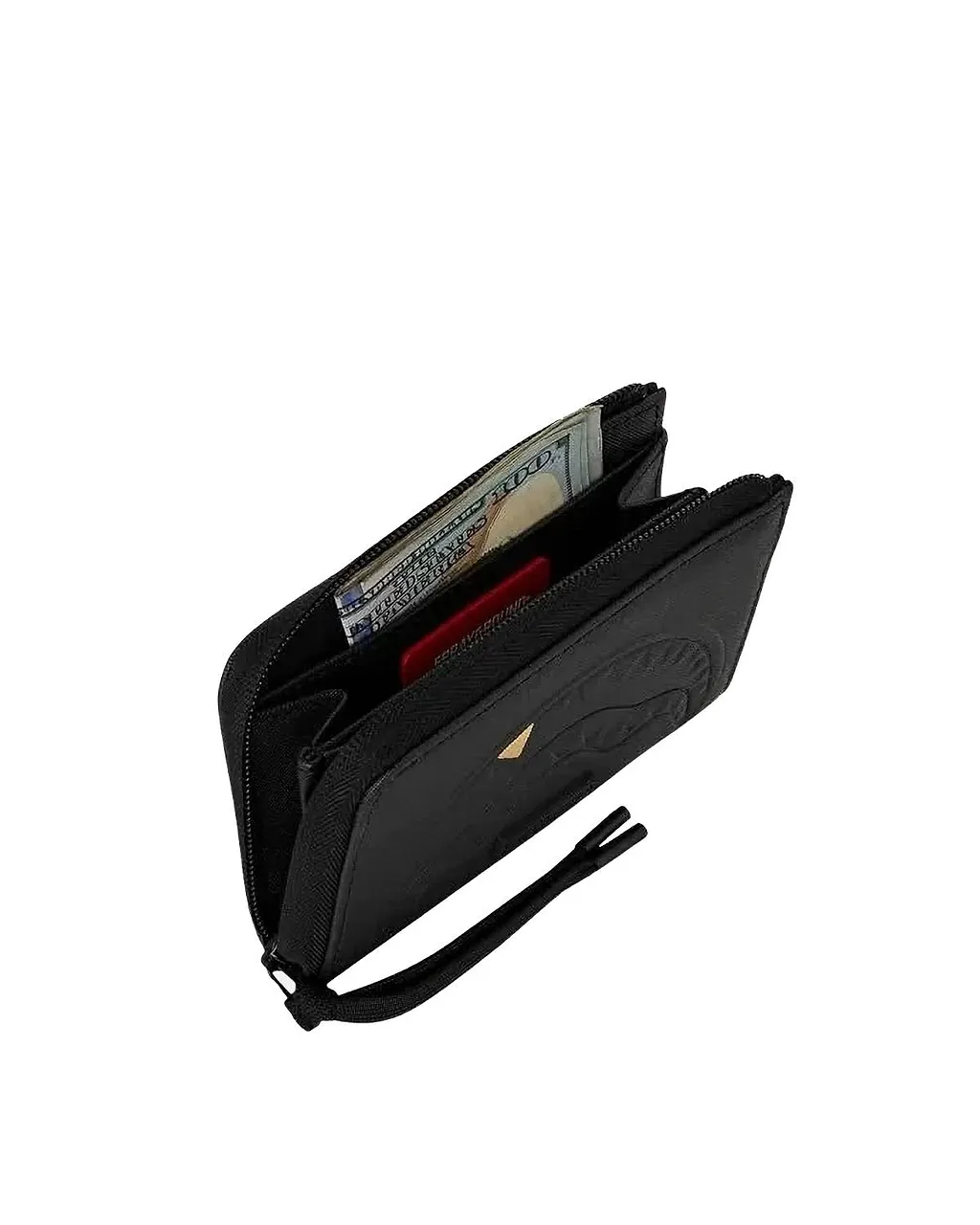 Sprayground Shark Mouth Zip-Around Wallet