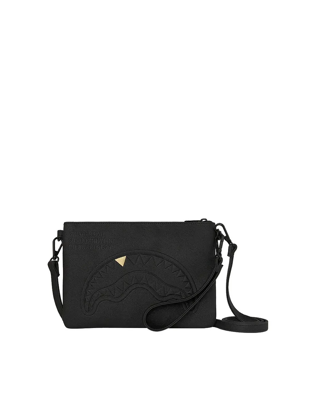 Shark Mouth Embossed Clutch Bag