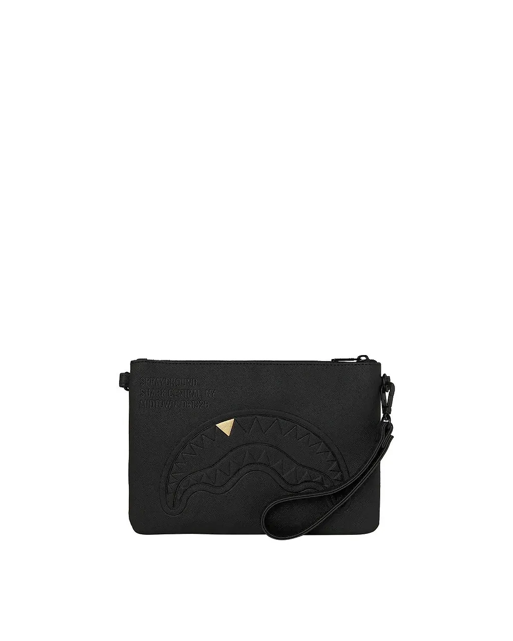 Shark Mouth Embossed Clutch Bag