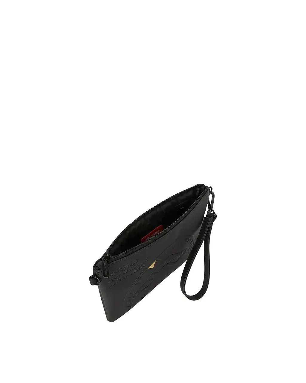 Shark Mouth Embossed Clutch Bag