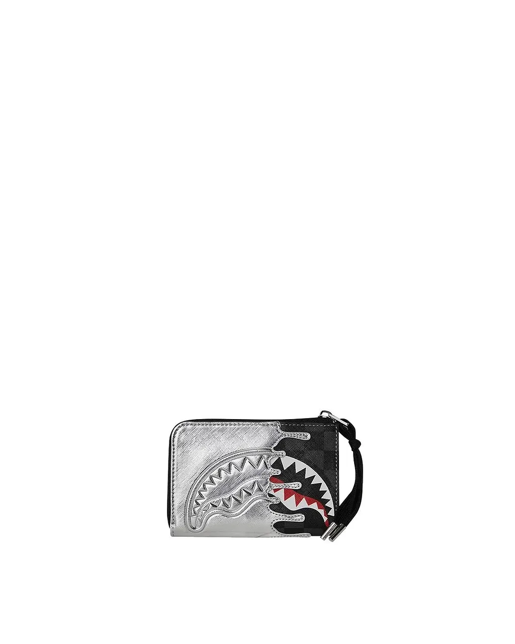 Silver Side Drip Shark Wallet