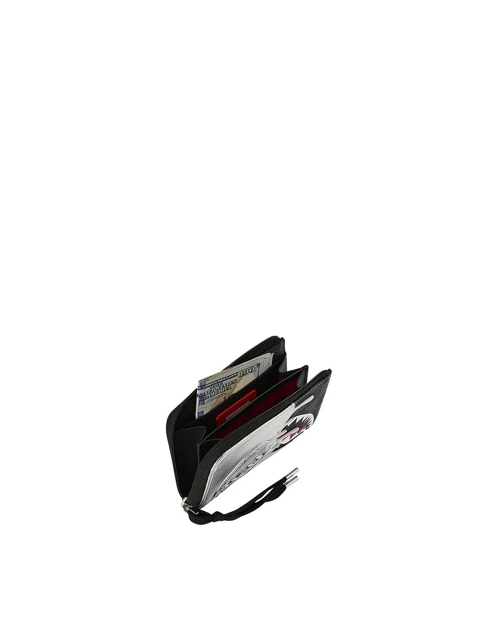 Silver Side Drip Shark Wallet