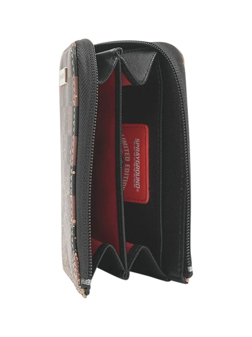 Sprayground Zip-Around Check Wallet