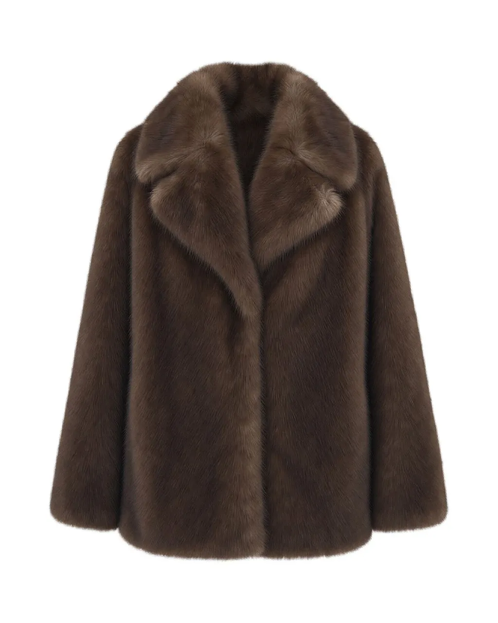 Stand Studio Long Sleeved Fur Jacket