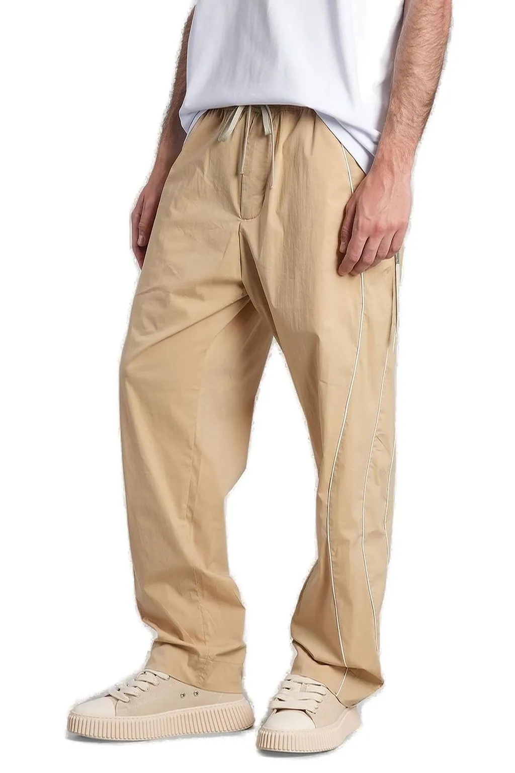 State Of Order Drawstring Straight-Leg Pants