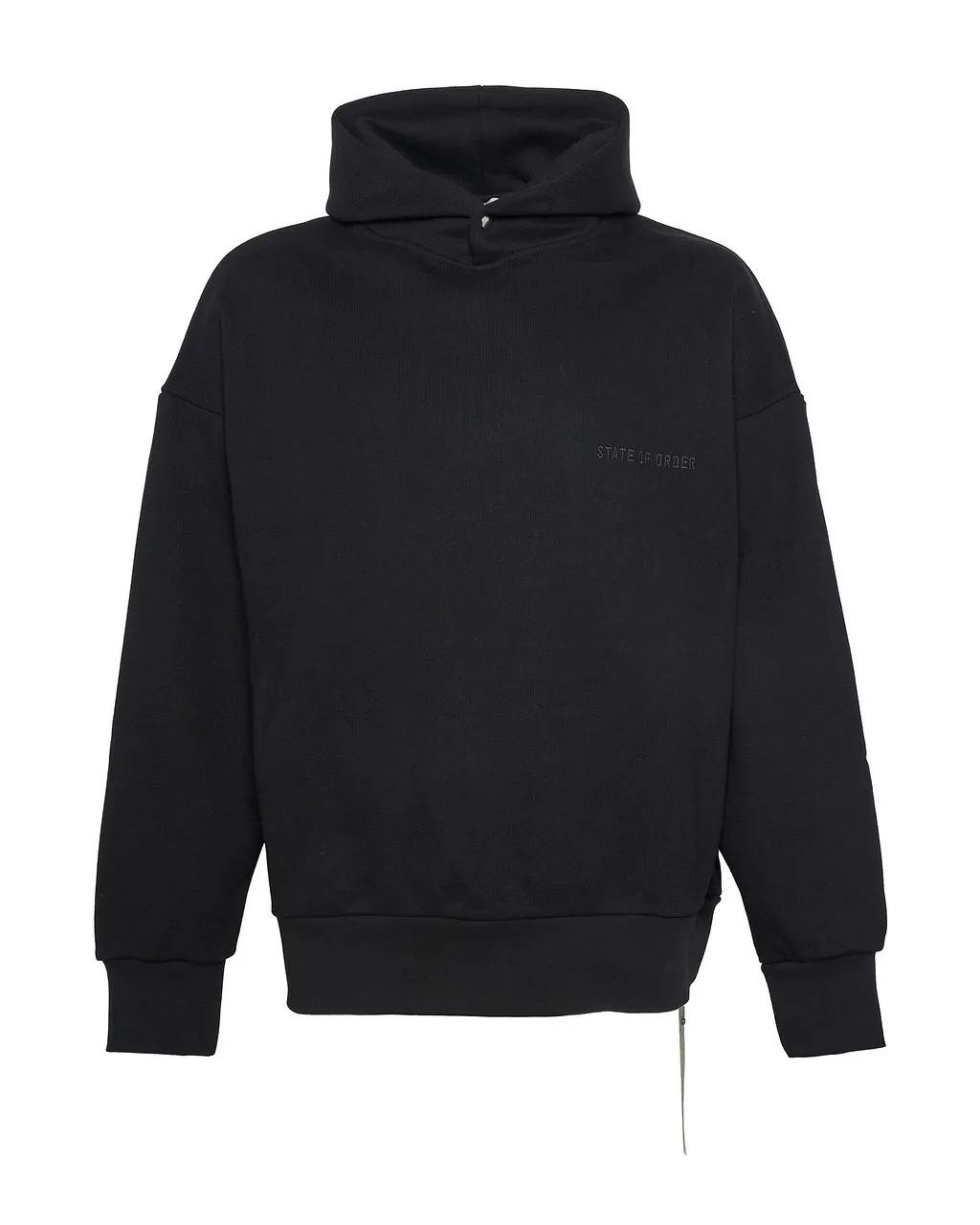 State Of Order Long Sleeved Logo Embroidered Hoodie