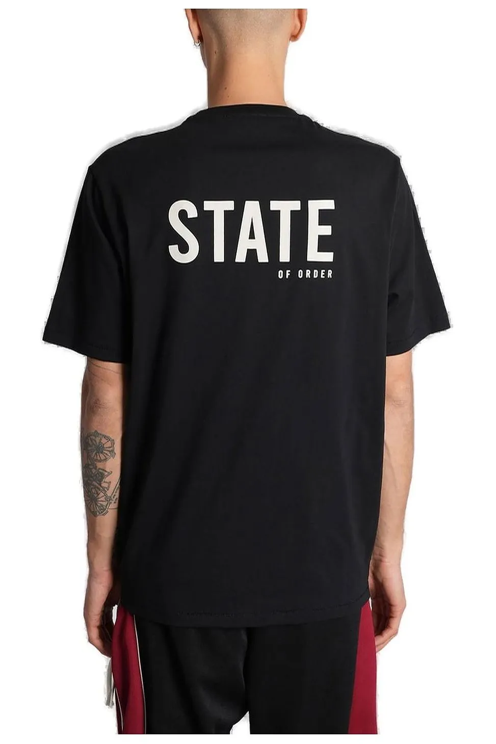 State Of Order Logo Printed Crewneck T-Shirt