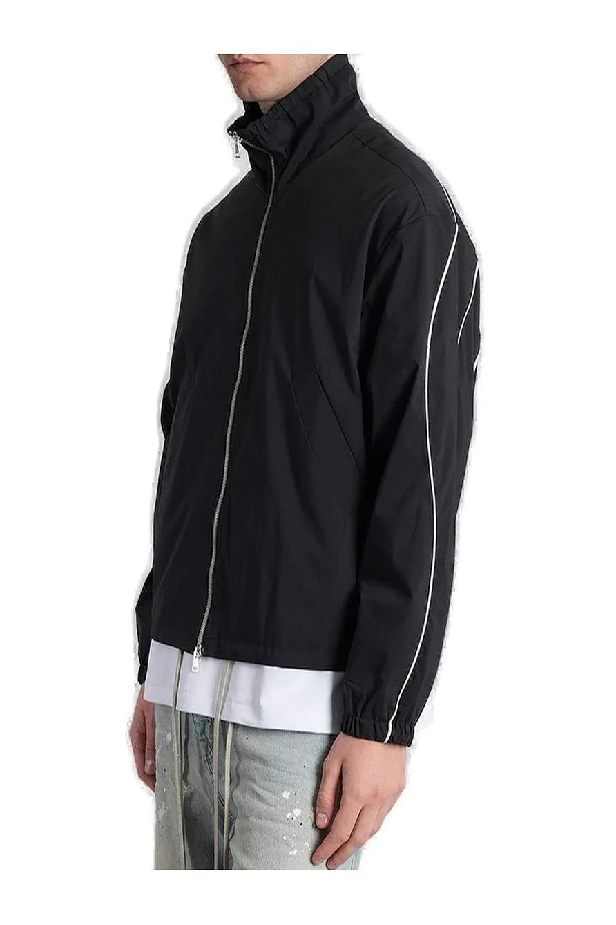 State Of Order Piped-Trim Zipped Jacket