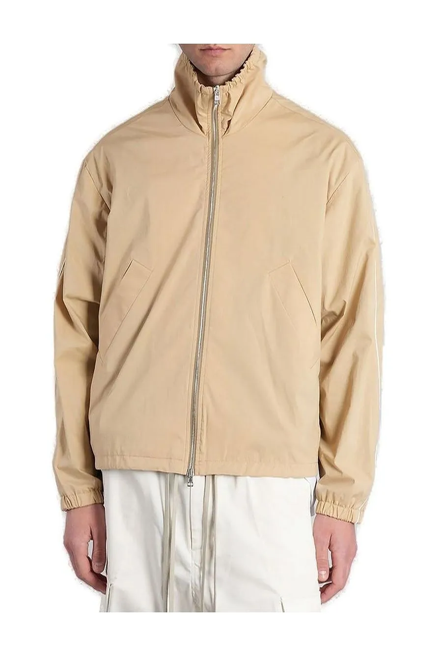 State Of Order Piped-Trim Zipped Jacket