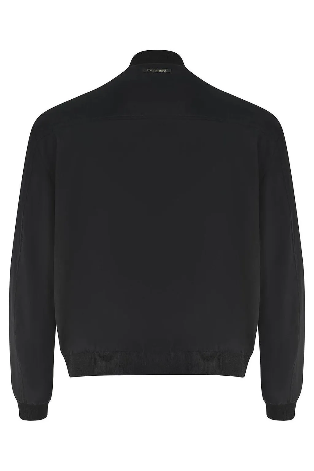 State Of Order Zip-Detail Bomber Jacket