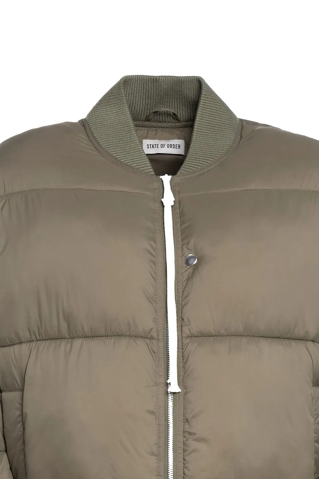 State Of Order Zip-Up Padded Jacket