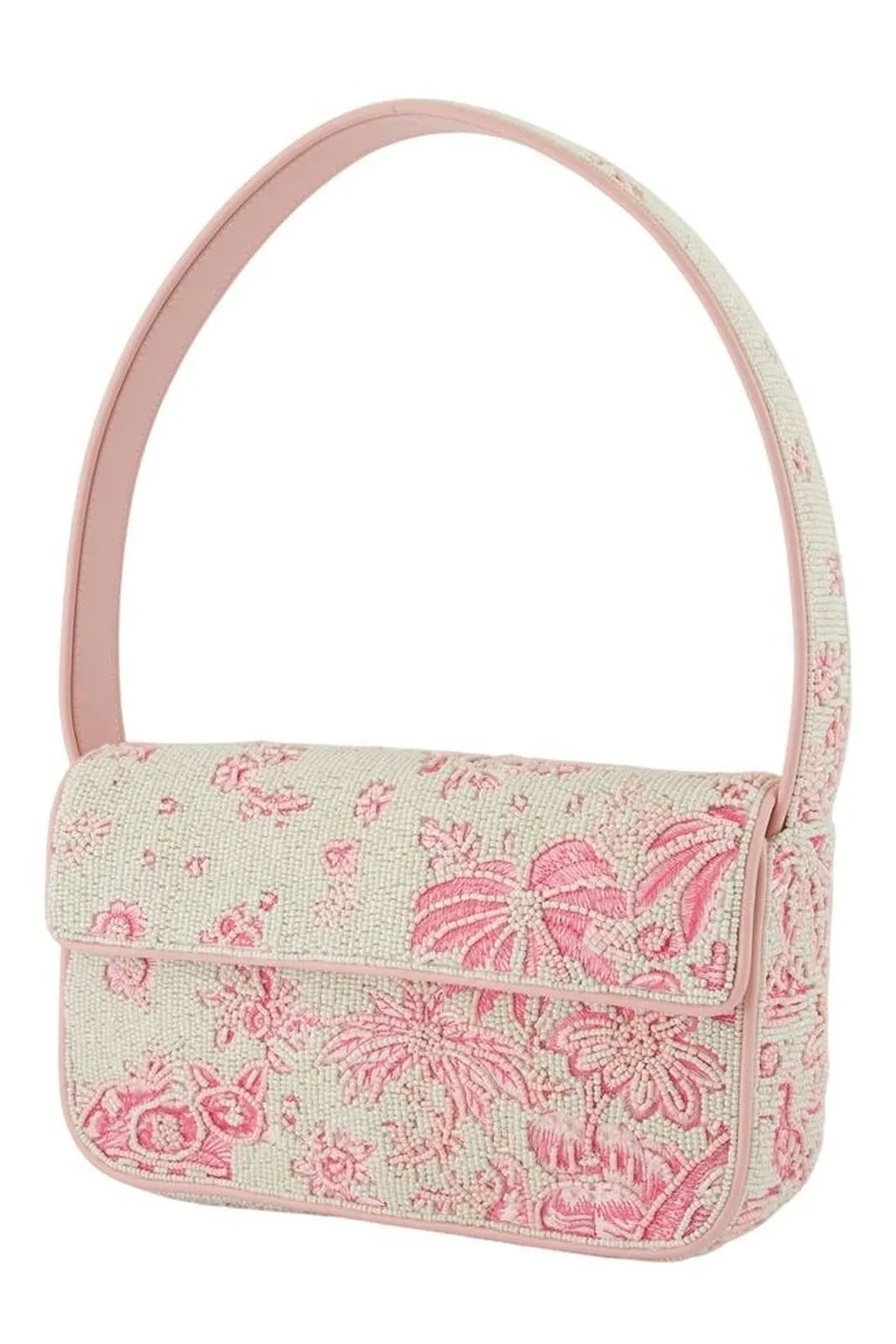 Staud Tommy Beaded Shoulder Bag