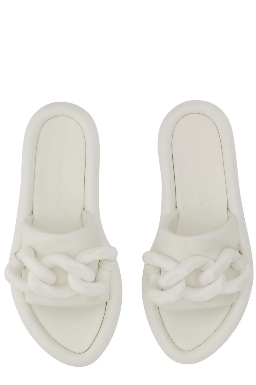 Stella Mccartney Air Chain-Embellished Slip-On Slides