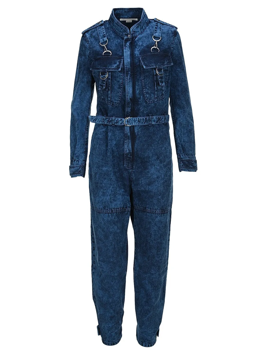 Stella Mccartney Bleached Effect Denim Jumpsuit