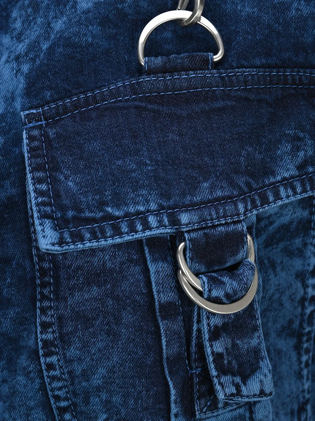 Stella Mccartney Bleached Effect Denim Jumpsuit