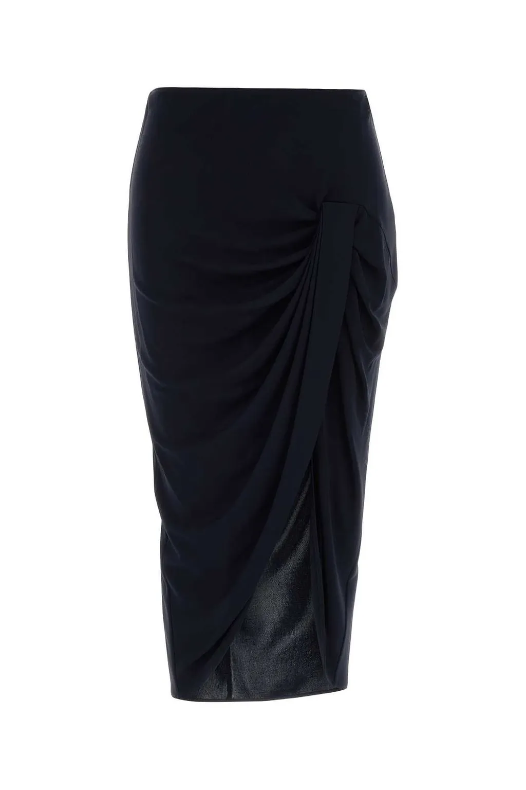 Stella Mccartney Draped Pleated Midi Skirt