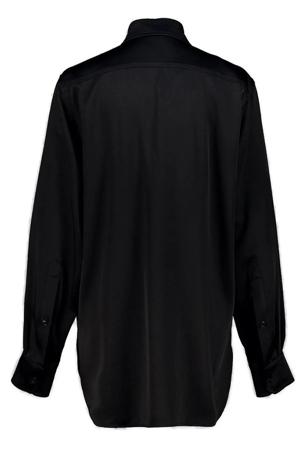 Stella Mccartney Fringe Detailed Satin Shirt