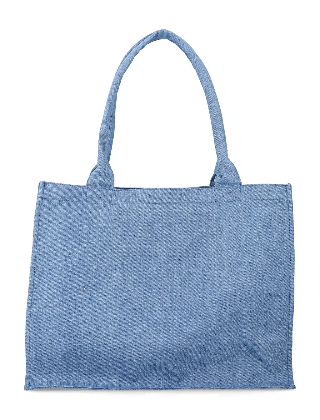 Stella Mccartney Kids Embroidered Denim Tote Bag