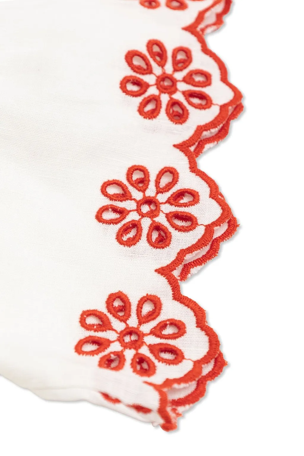 Stella Mccartney Kids Embroidered Ruffled Dress