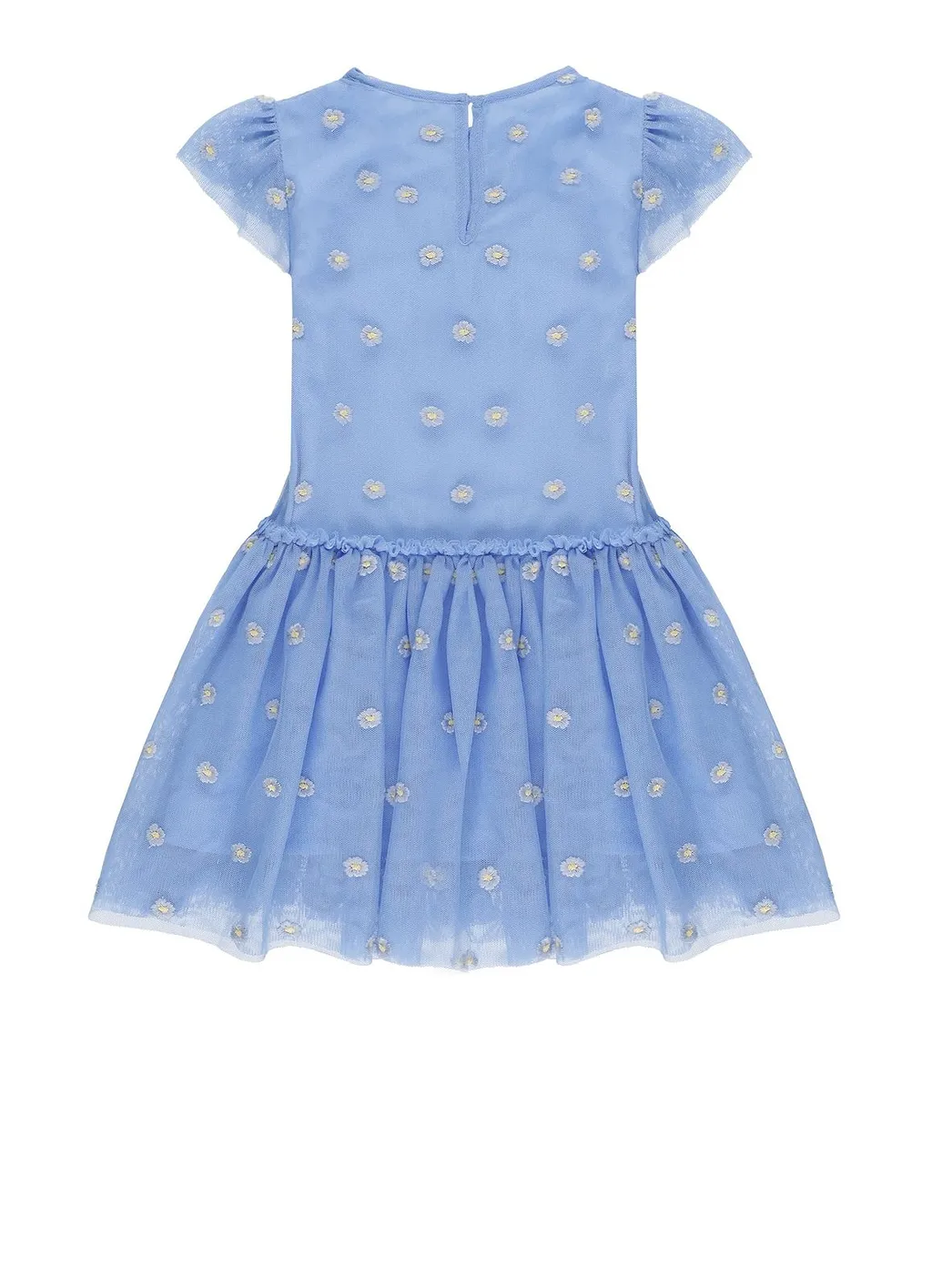 Stella Mccartney Kids Floral Ruffled Buttoned Dress