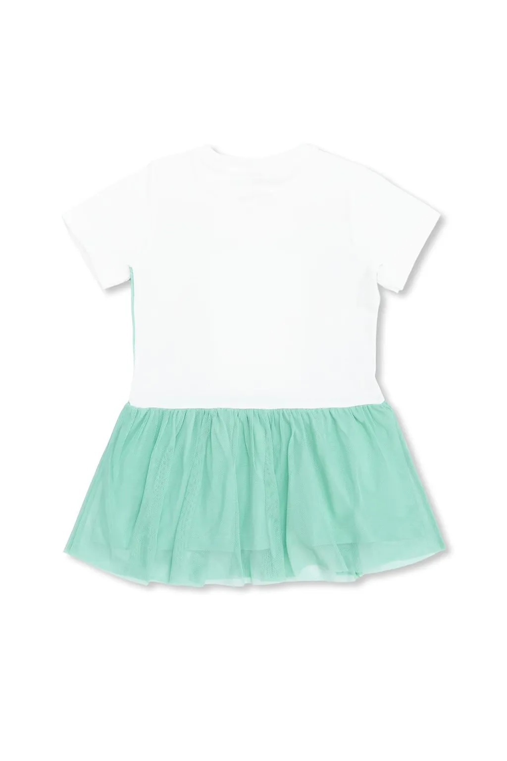 Stella Mccartney Kids Illustration Style-Printed Crewneck Dress