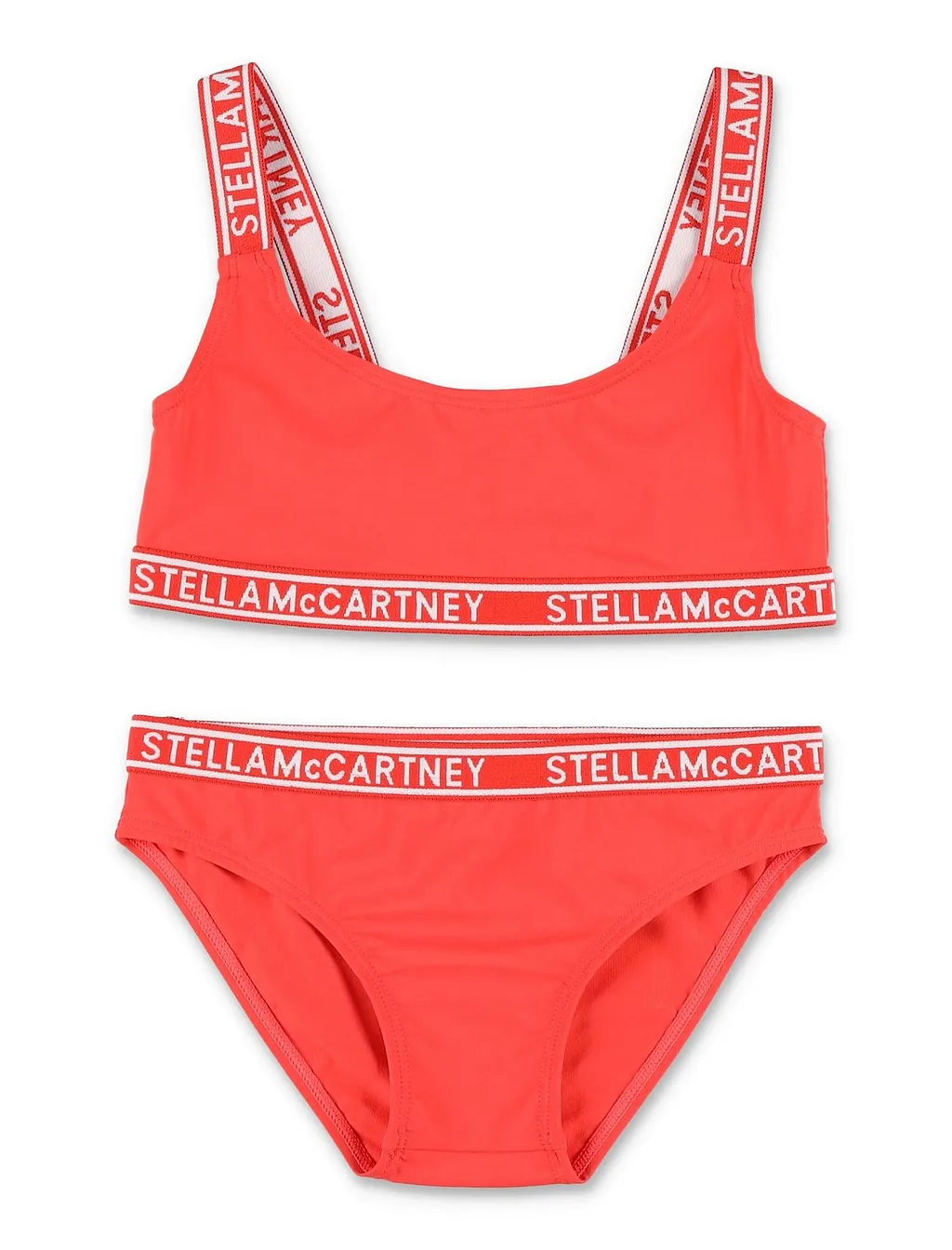 Stella Mccartney Kids Logo Band Two-Piece Bikini Set