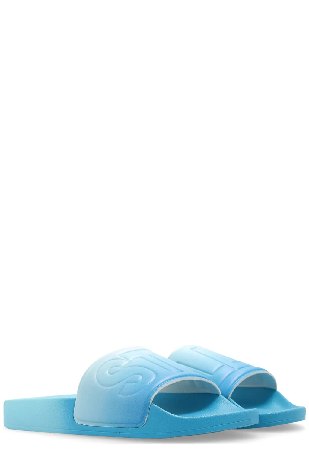 Stella Mccartney Kids Logo Debossed Slip-On Slides