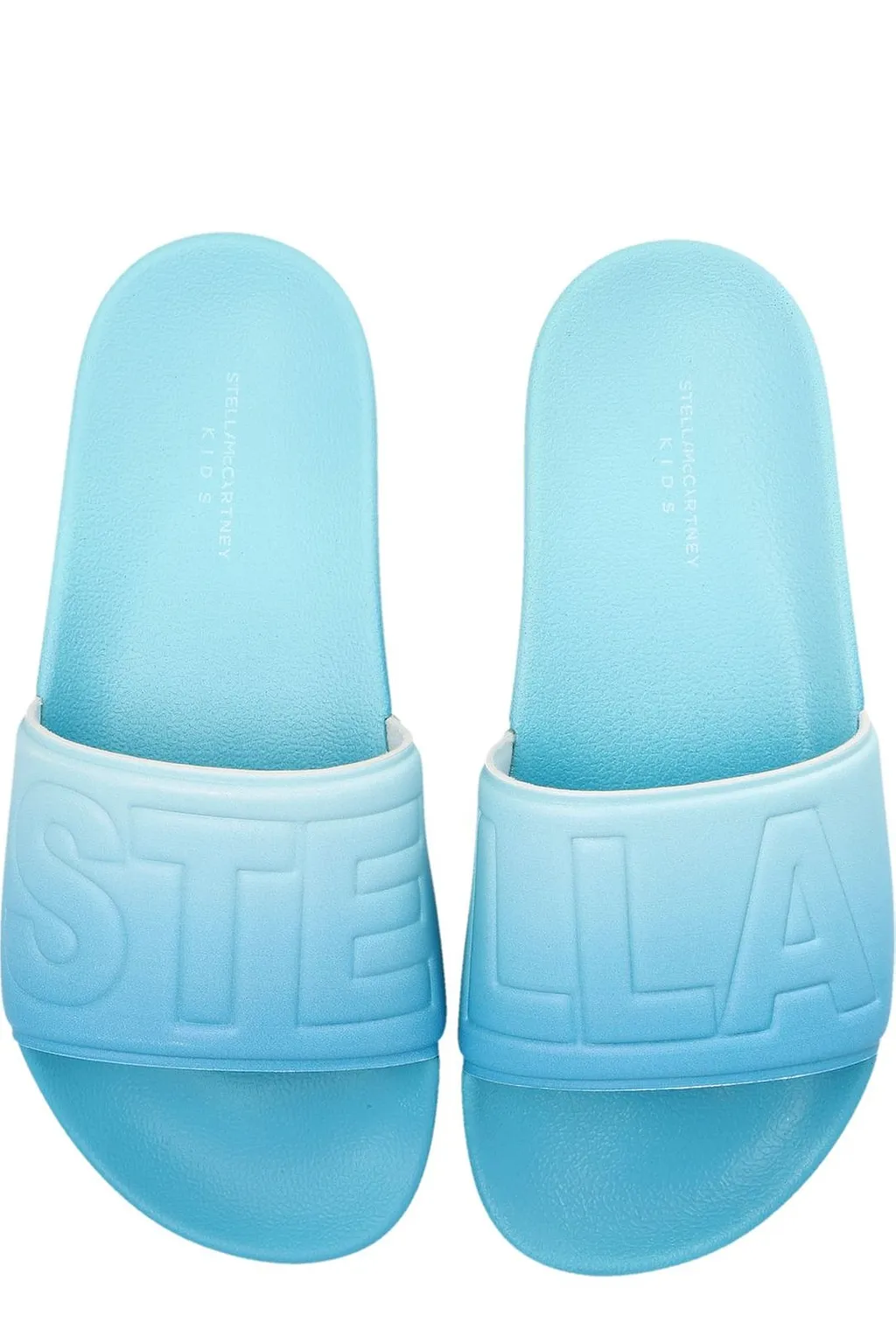 Stella Mccartney Kids Logo Debossed Slip-On Slides