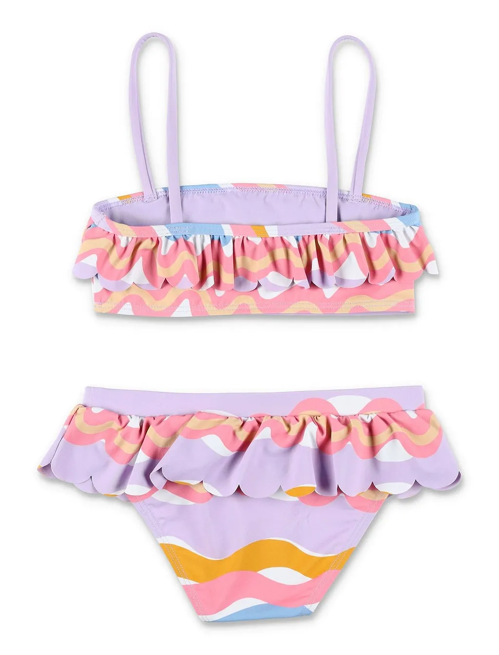 Stella Mccartney Kids Ruffled Detail Printed Bikini Set