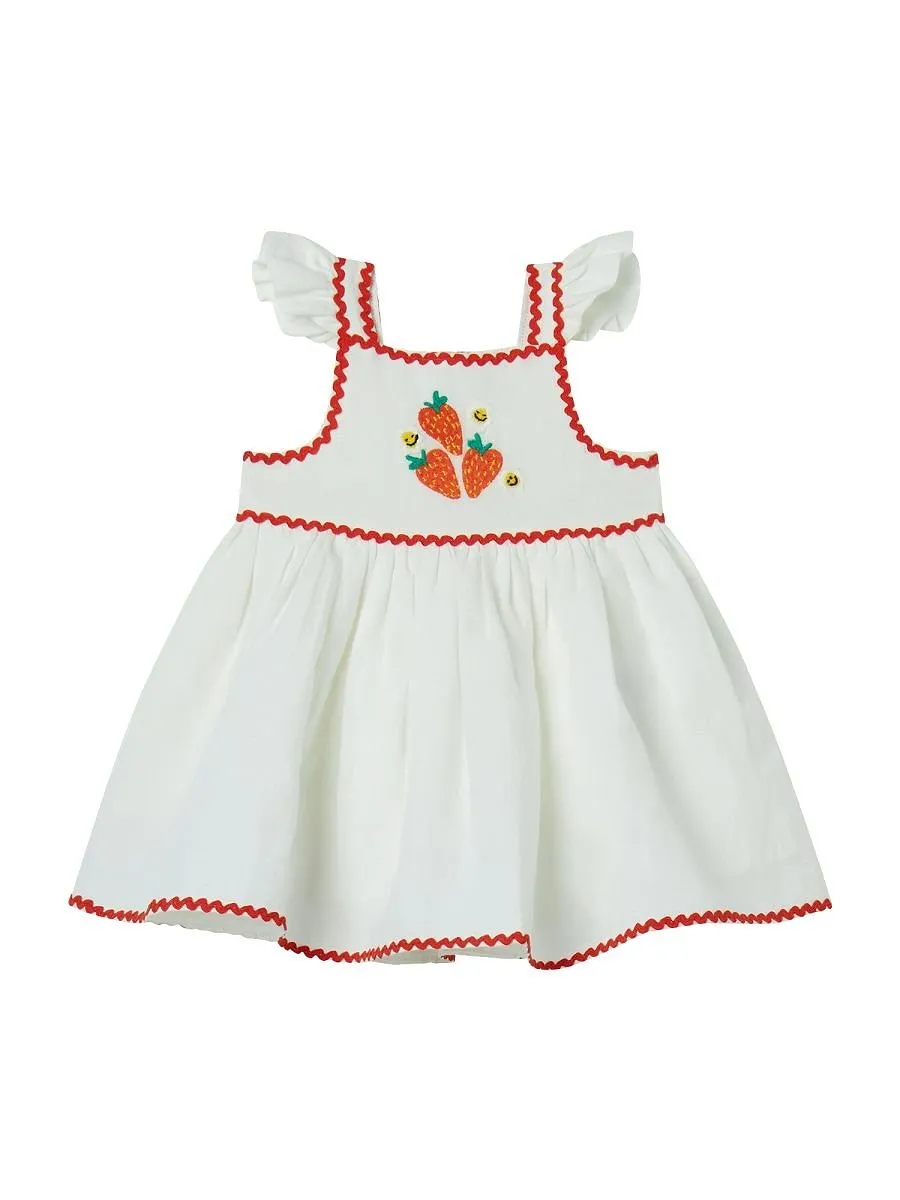 Strawberry Embroidered Dress