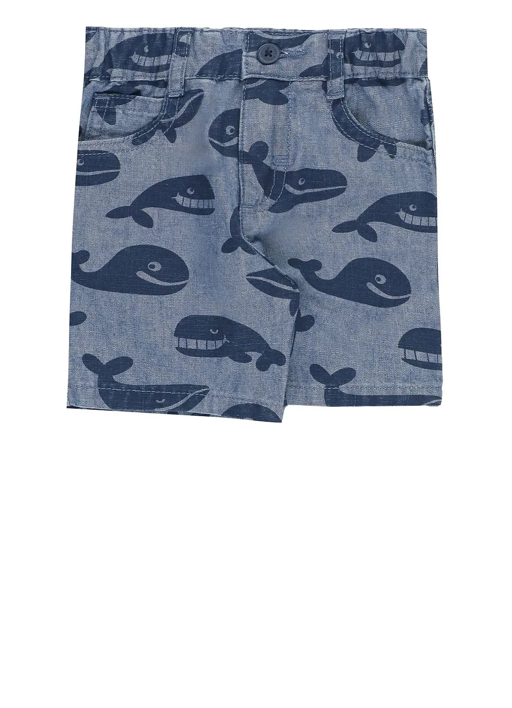 Stella Mccartney Kids Whale Printed Bermuda Shorts