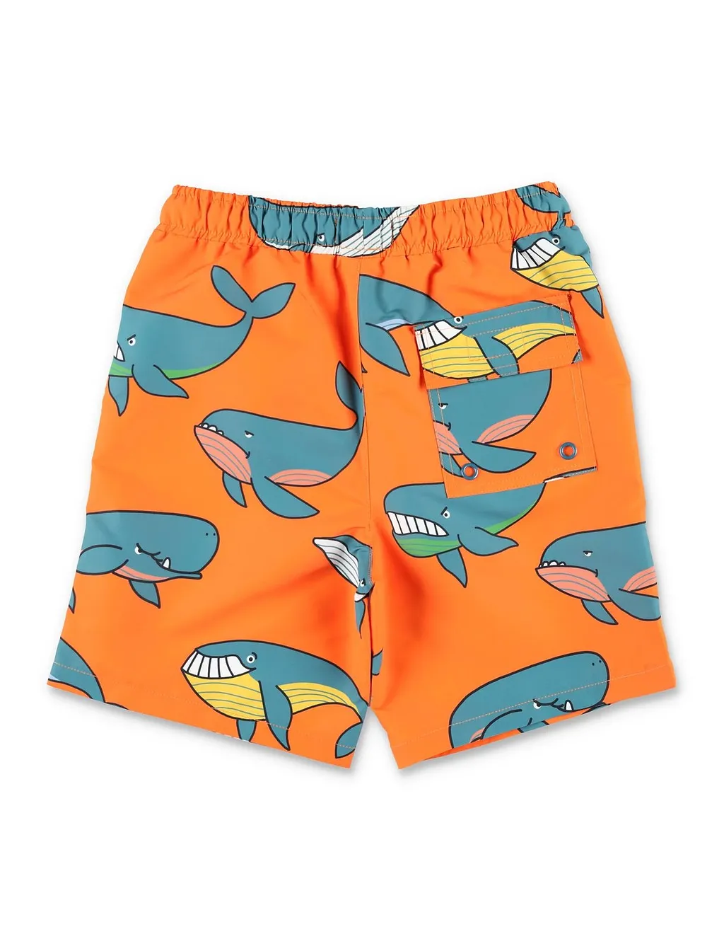 Stella Mccartney Kids Whale Print Beach Shorts