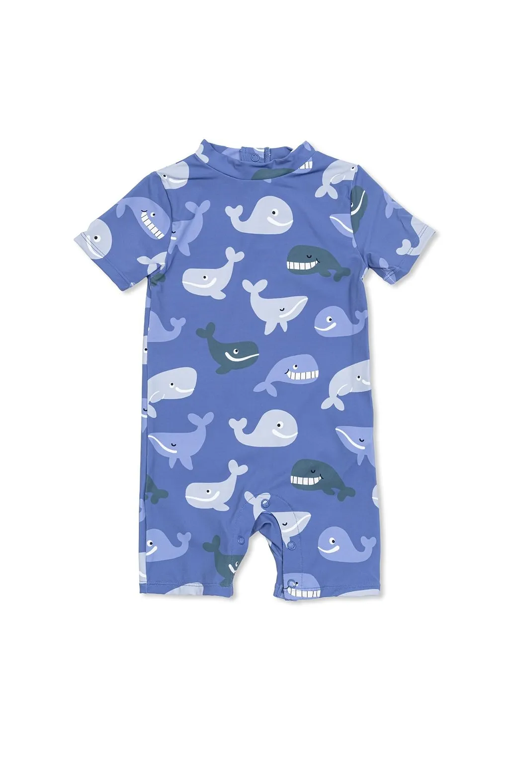 Stella Mccartney Kids Whale Print Shortie Swimsuit