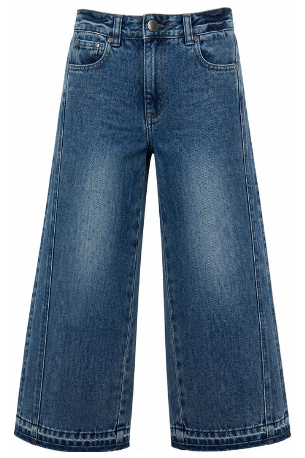 Stella Mccartney Kids Wide Leg Denim Jeans