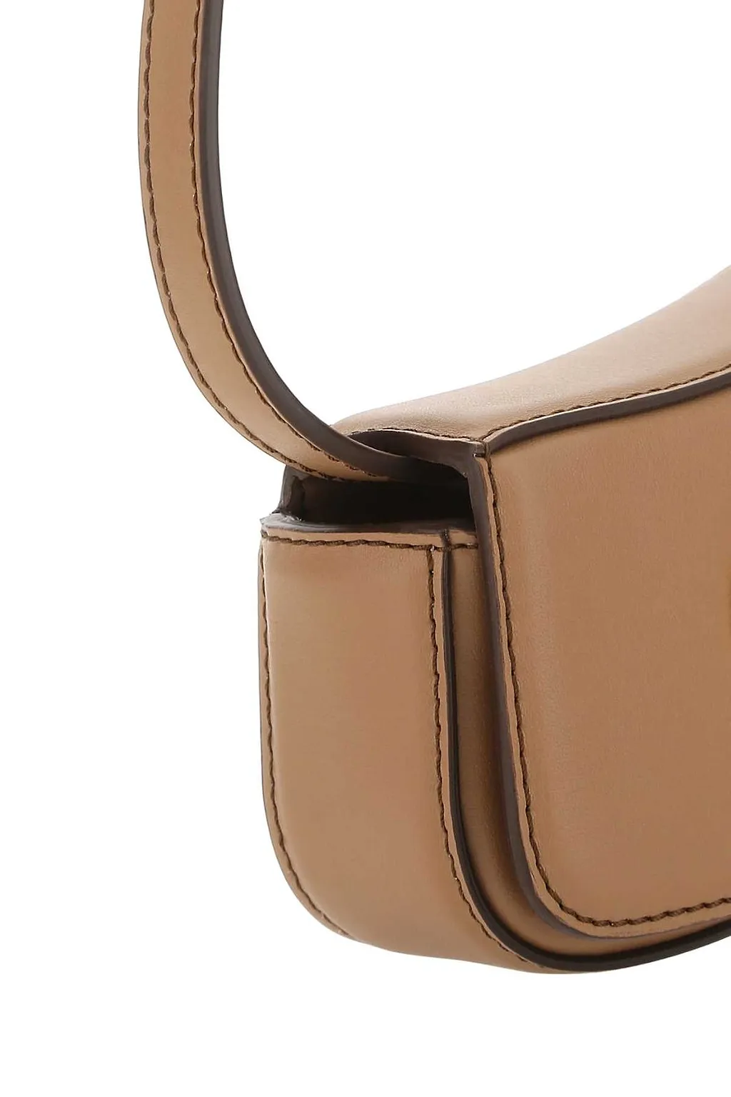 Logo Plaque Stapped Belt Bag