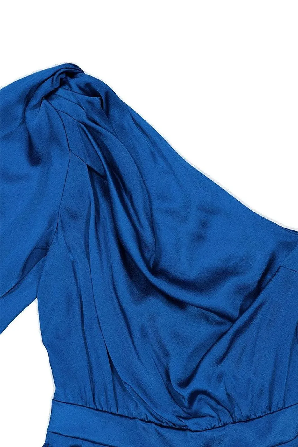 Stella Mccartney One Shoulder Satin Jumpsuit