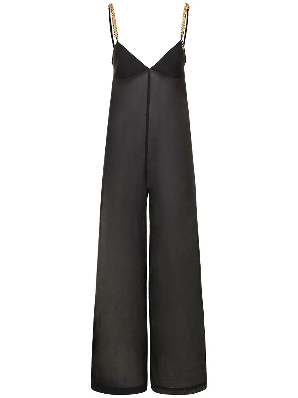 Stella Mccartney Semi-Sheer V-Neck Jumpsuit