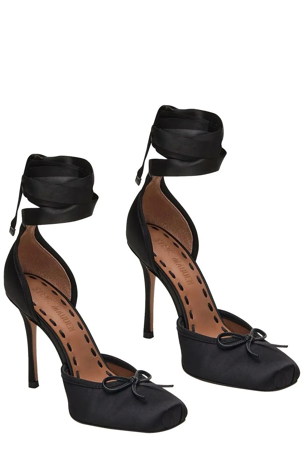 Steve Madden Larina Ankle-Tie Heeled Pumps
